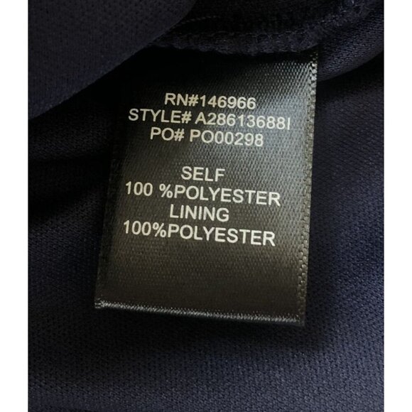 NWT Crystal Doll Floral Sleeveless Dress Girls 12 Navy Formal Easter Dance - Picture 6 of 10